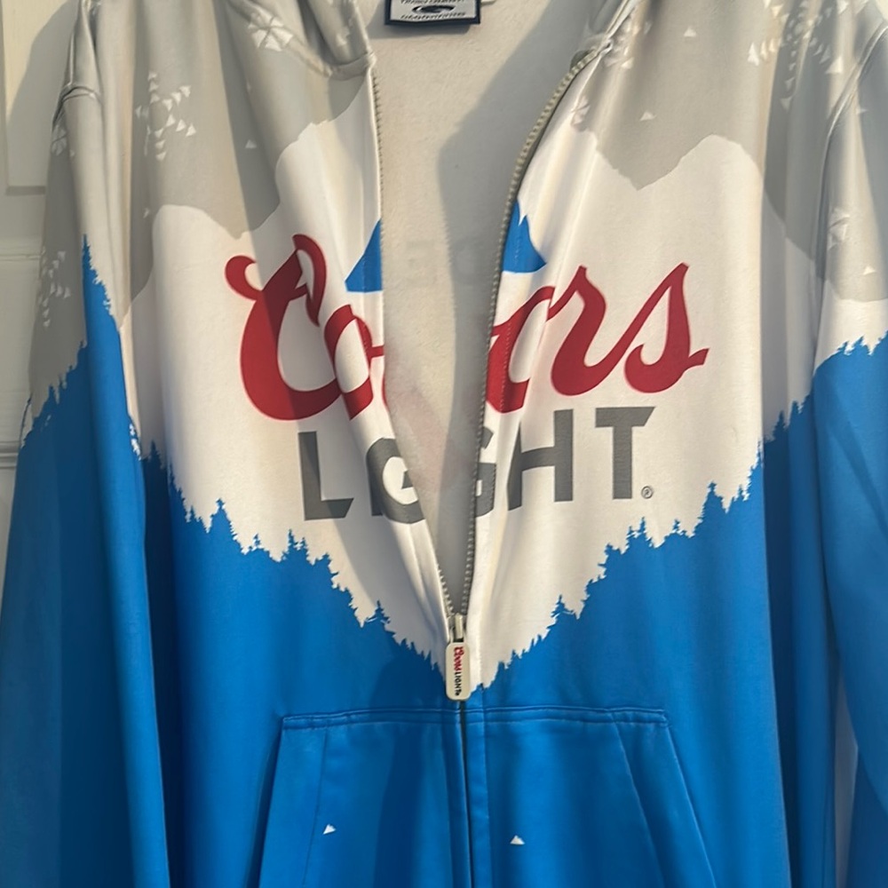 Coors Light Blue and Gray Onesie - Picture 4 of 7